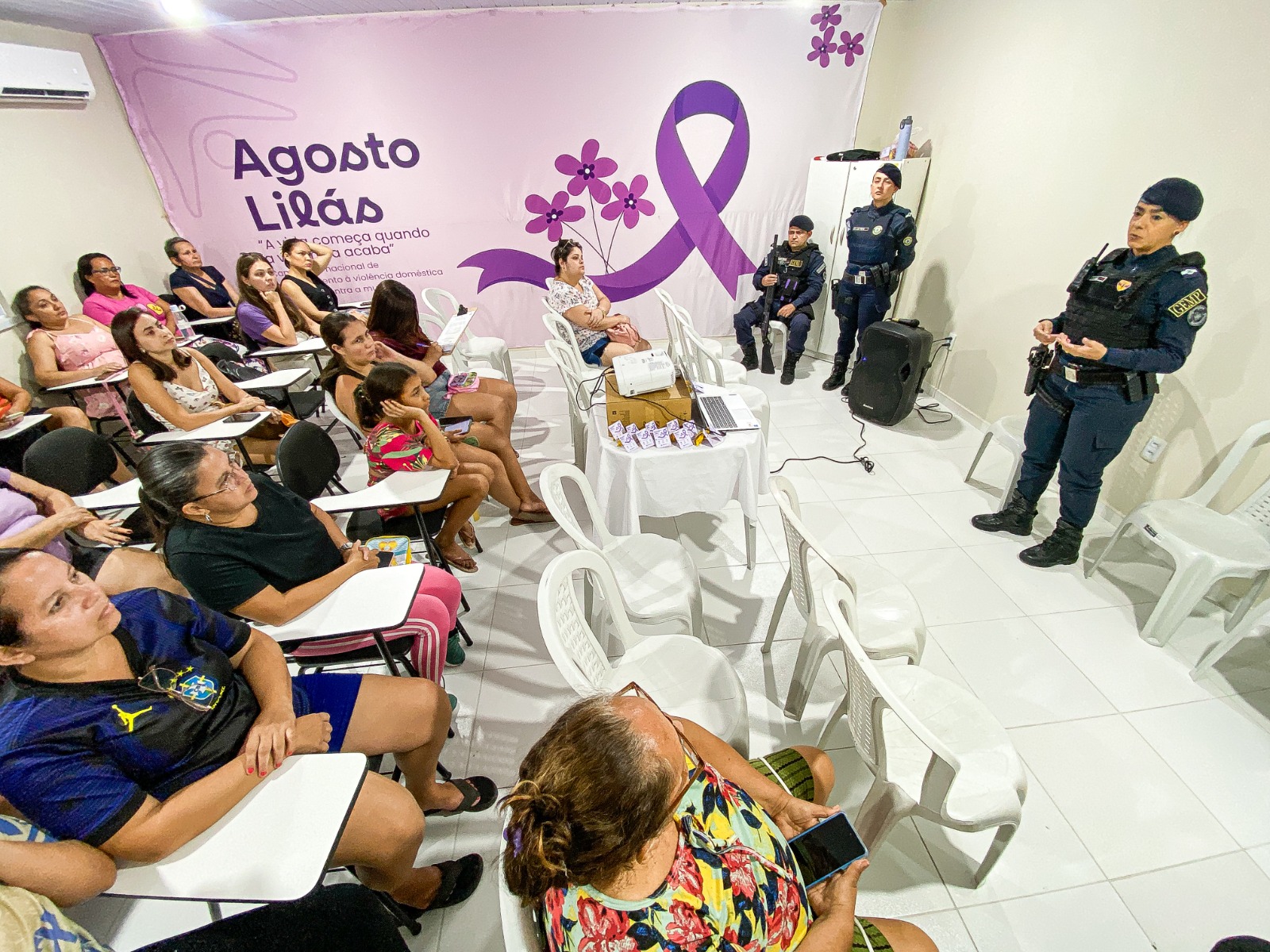 Foto 4 da notícia Informação, proteção e cuidado: IAC encerra Agosto Lilás com diálogo sobre violência contra a mulher