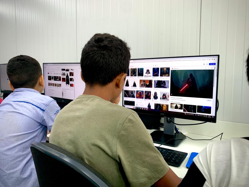 Em parceria com a secretária da Proteção Social, IAC-CE leva cursos de inclusão digital, ao Projeto Zona Viva, no Jangurussu.