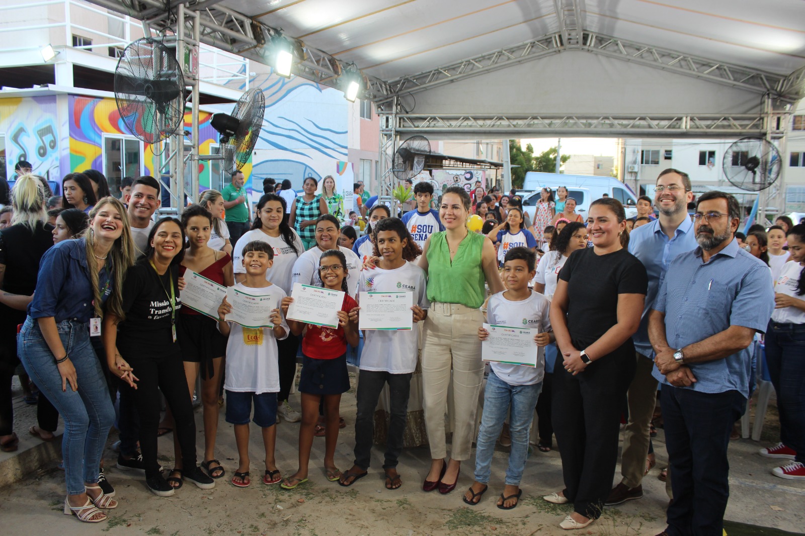 Em parceria, IAC-CE e SPS entregam certificados do curso de Inclusão Digital para Crianças do Projeto Zona Viva