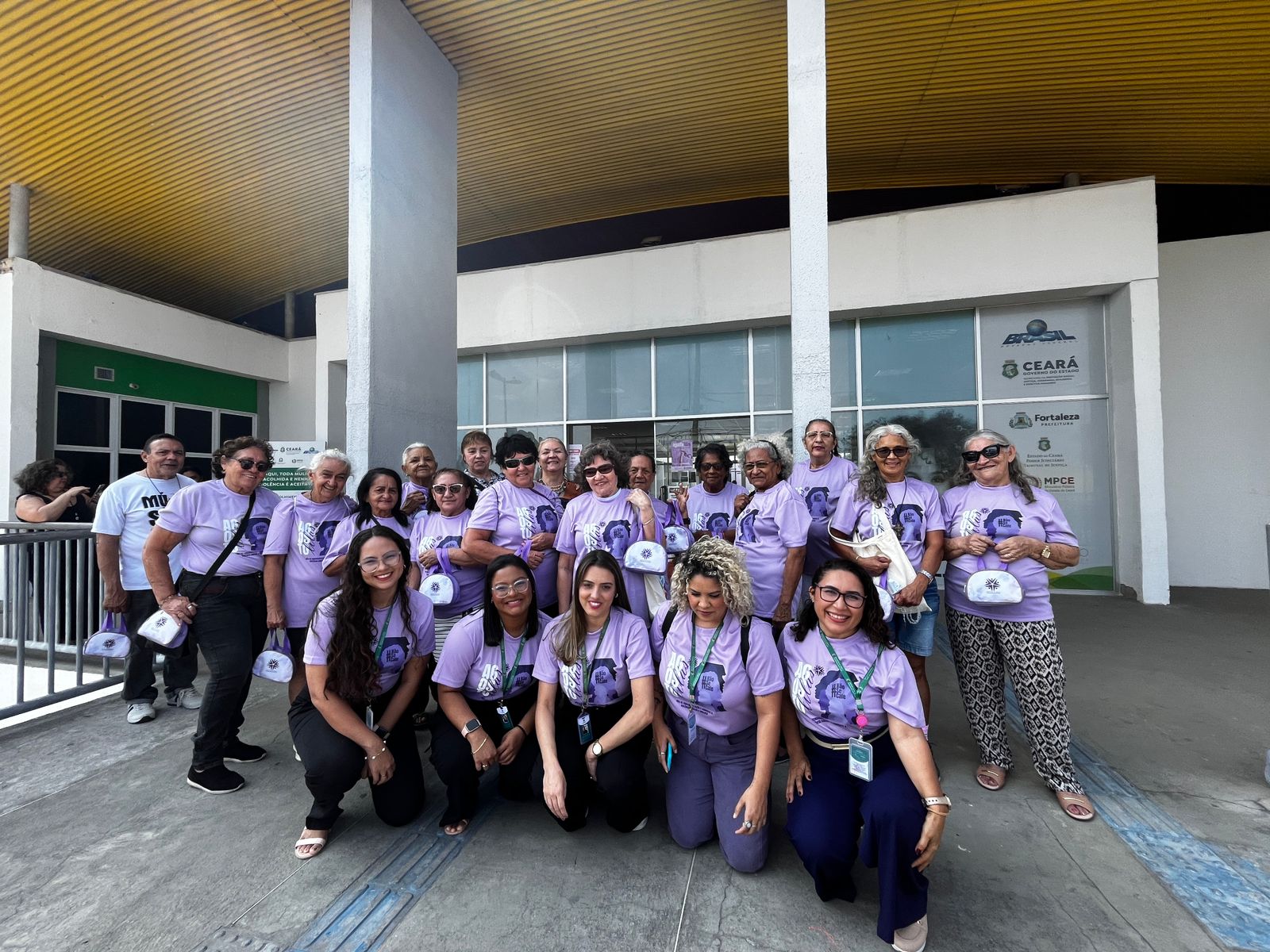 Ação do IAC-CE comemora 18 anos da Lei Maria da Penha com visita guiada à Casa da Mulher Brasileira