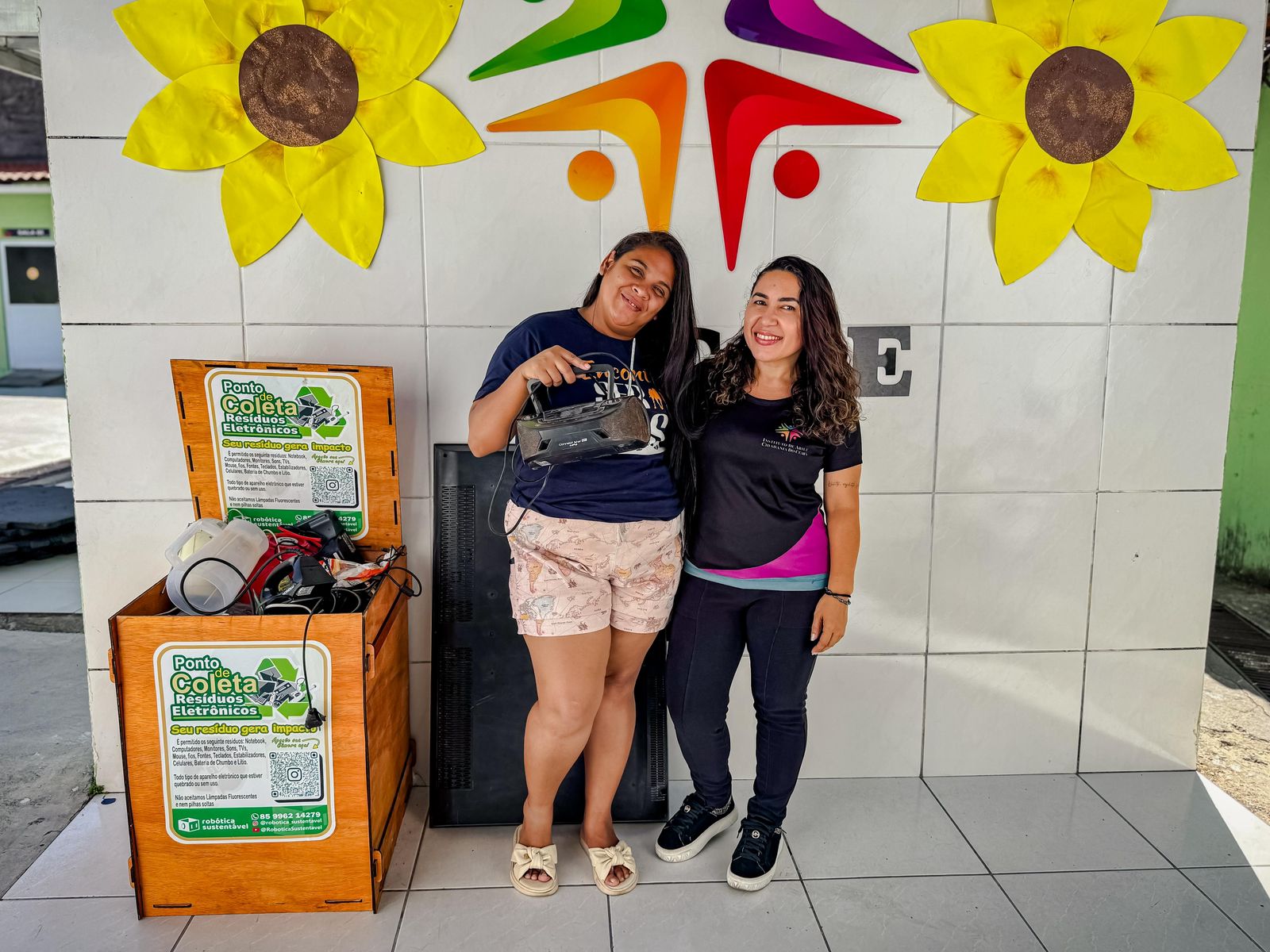 IAC-CE arrecada lixo eletroeletrônico em parceria com o Instituto Robótica Sustentável